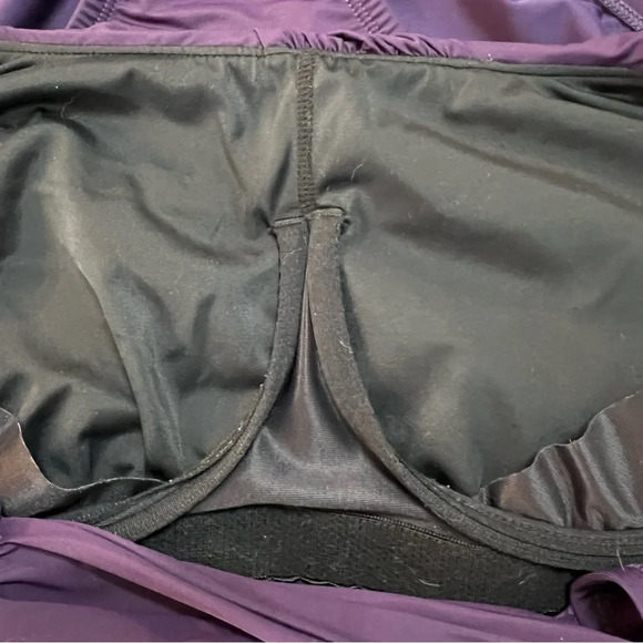 Lands’ End BlackBerry SlenderSuit Carmela Tummy Control Swimsuit. Size 10 DDD. - Picture 10 of 13